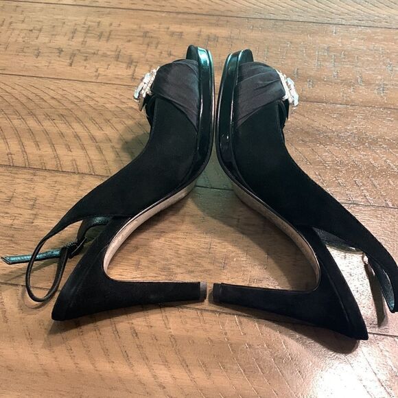 Beverly Feldman black heels  size 6 - Picture 8 of 10